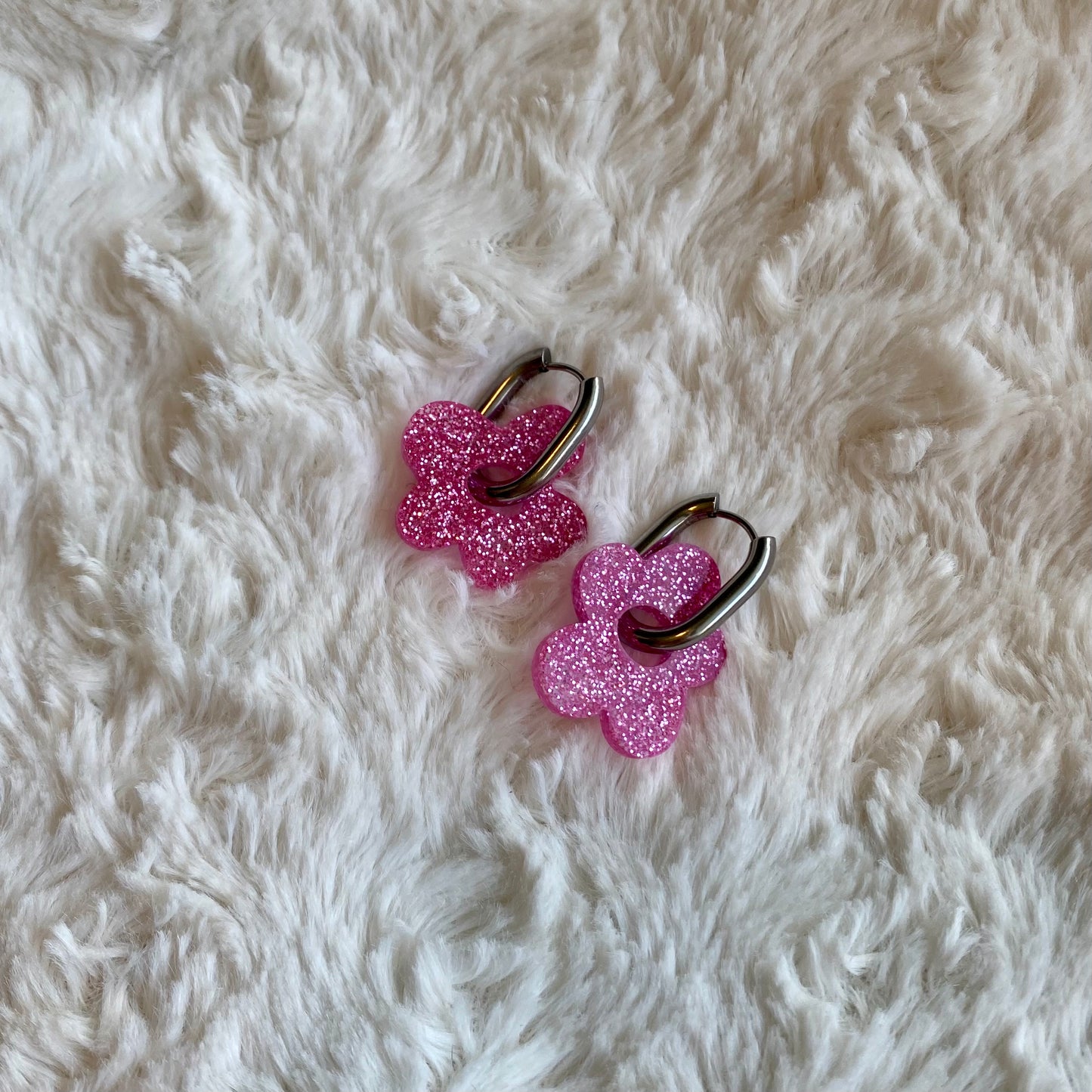 Boucles d’oreilles Azalée - Rose