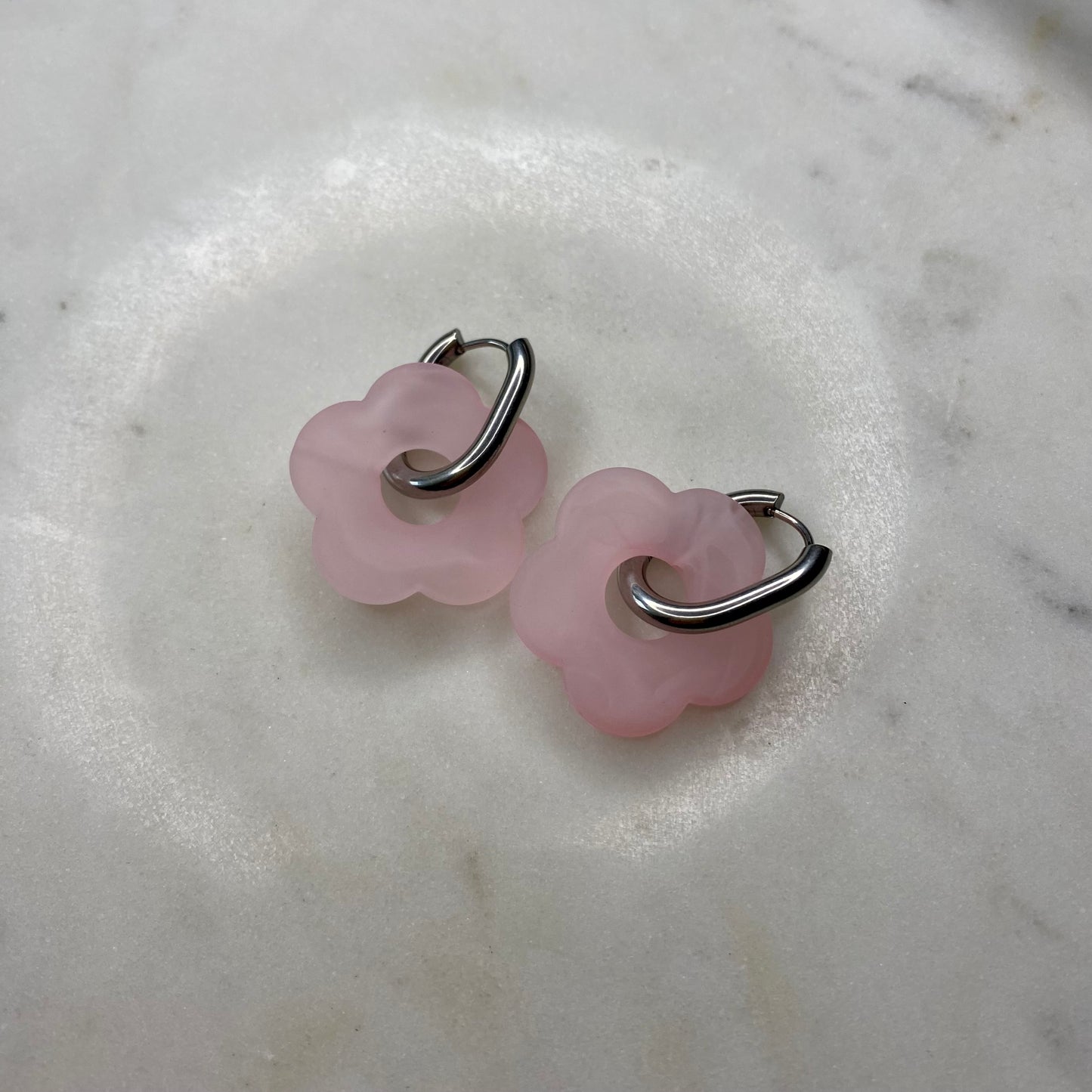 Boucles d’oreilles Rosa Pastel - Rose