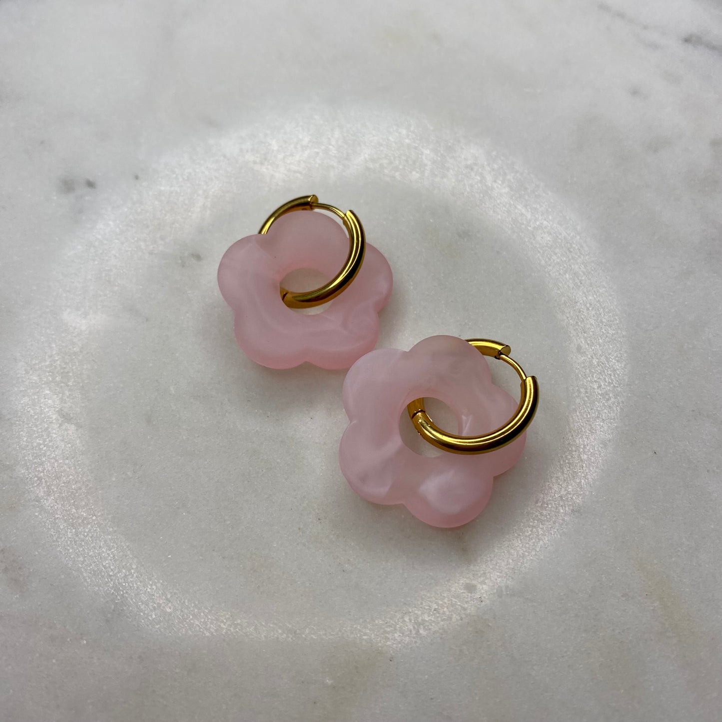 Boucles d’oreilles Rosa Pastel - Rose