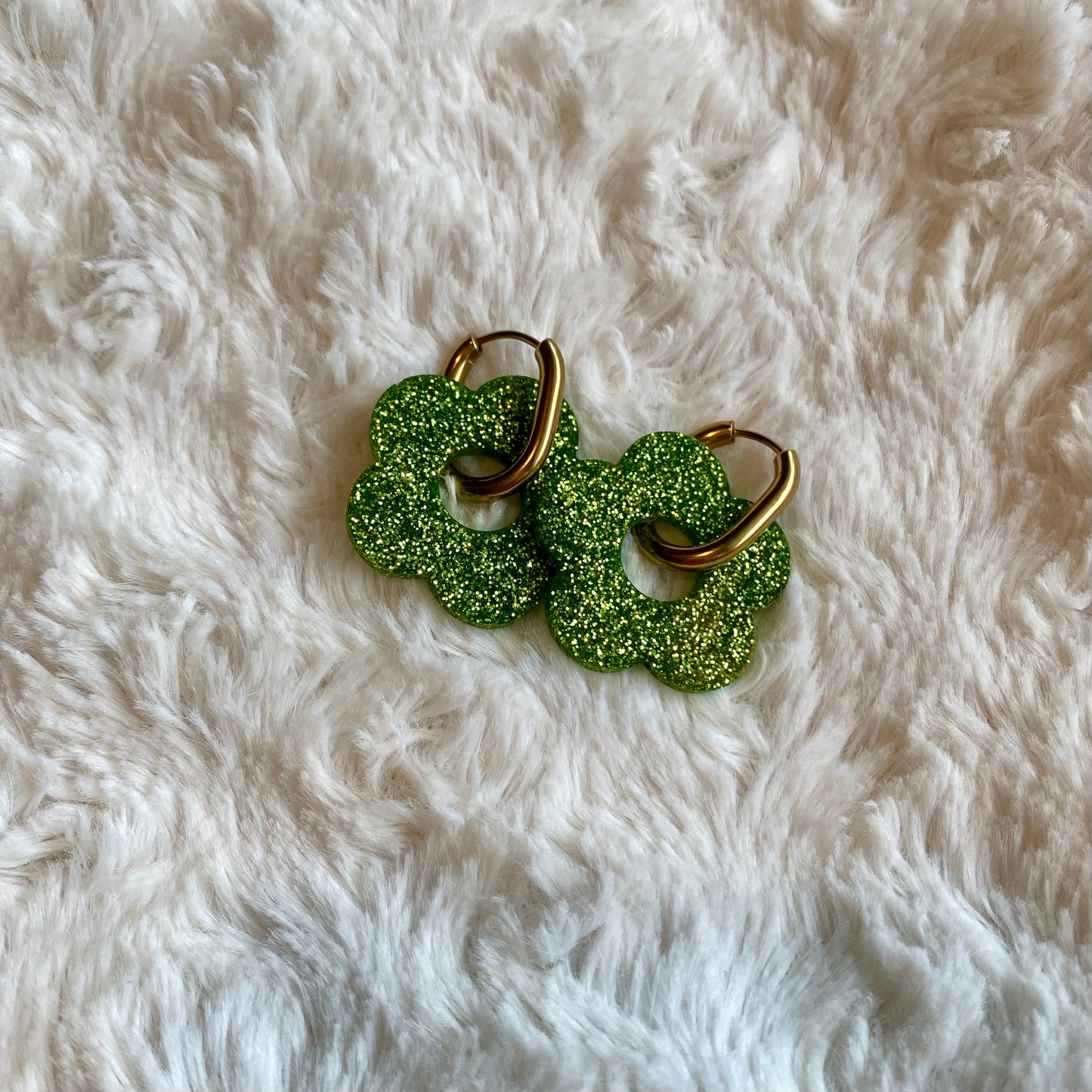 Boucles d’oreilles Rosa - Émeraude