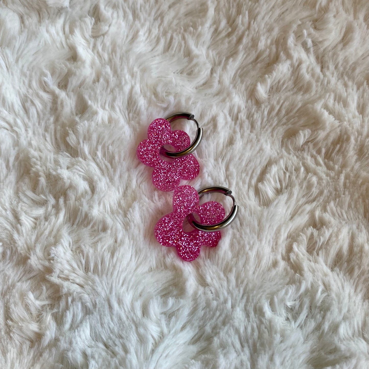 Boucles d’oreilles Azalée - Rose