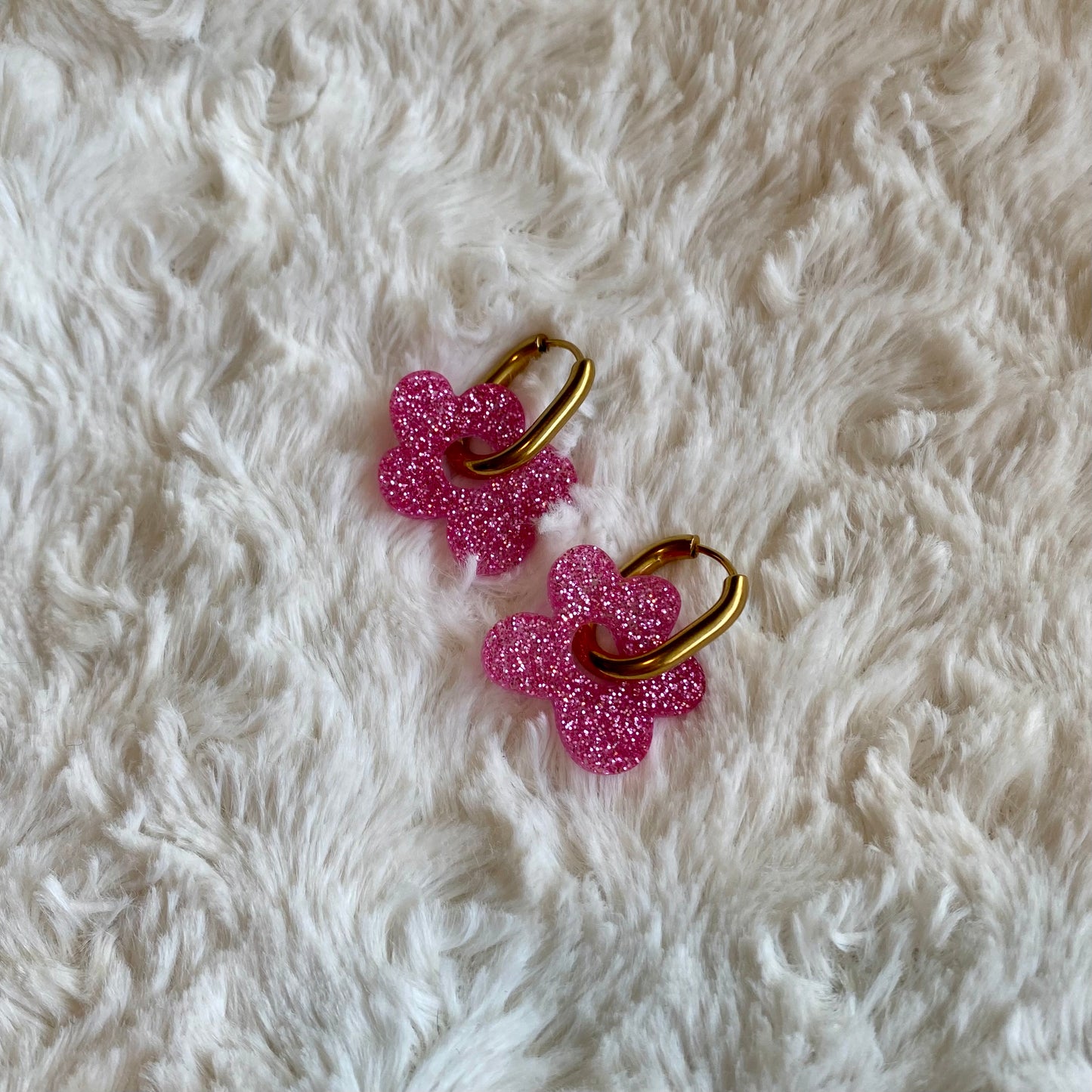 Boucles d’oreilles Azalée - Rose